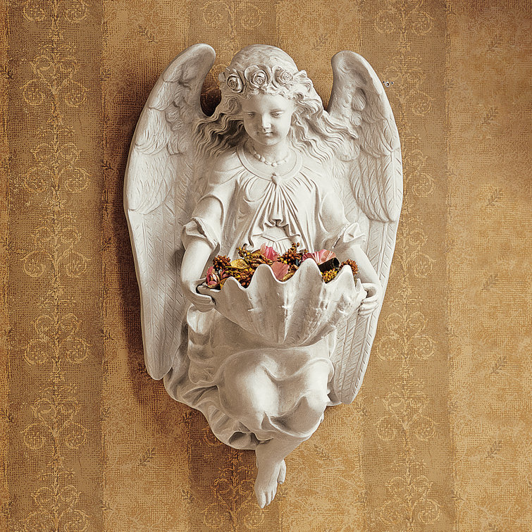 Angel Handmade Resin/Plastic Religious And Spiritual Wall Decor